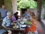lunch on the loggia